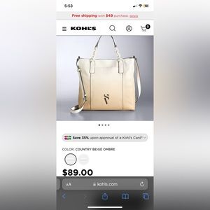 Simply Vera Ombré Purse